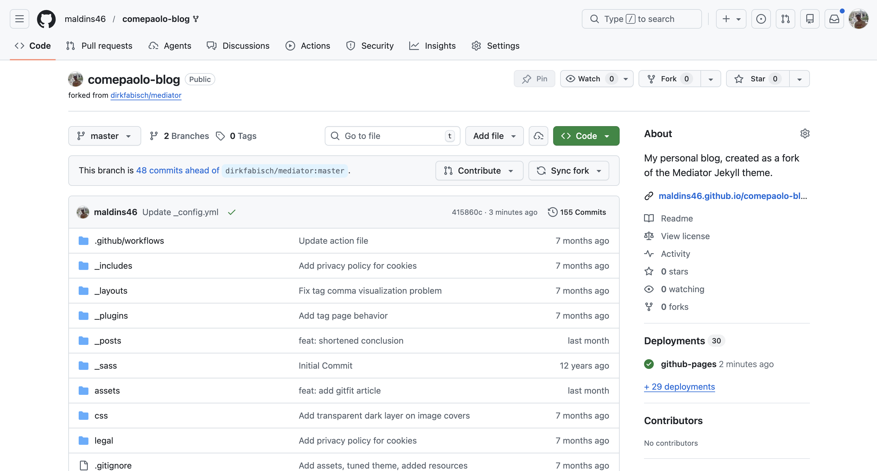 The Comepaolo Blog Project